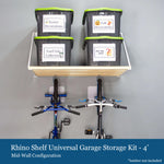 Rhino Shelf Universal Garage Storage Kit