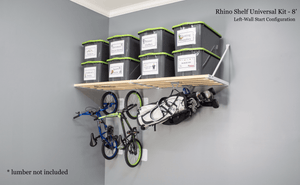 Garage Storage Ideas from Rhino Shelf | Use the space in your garage 