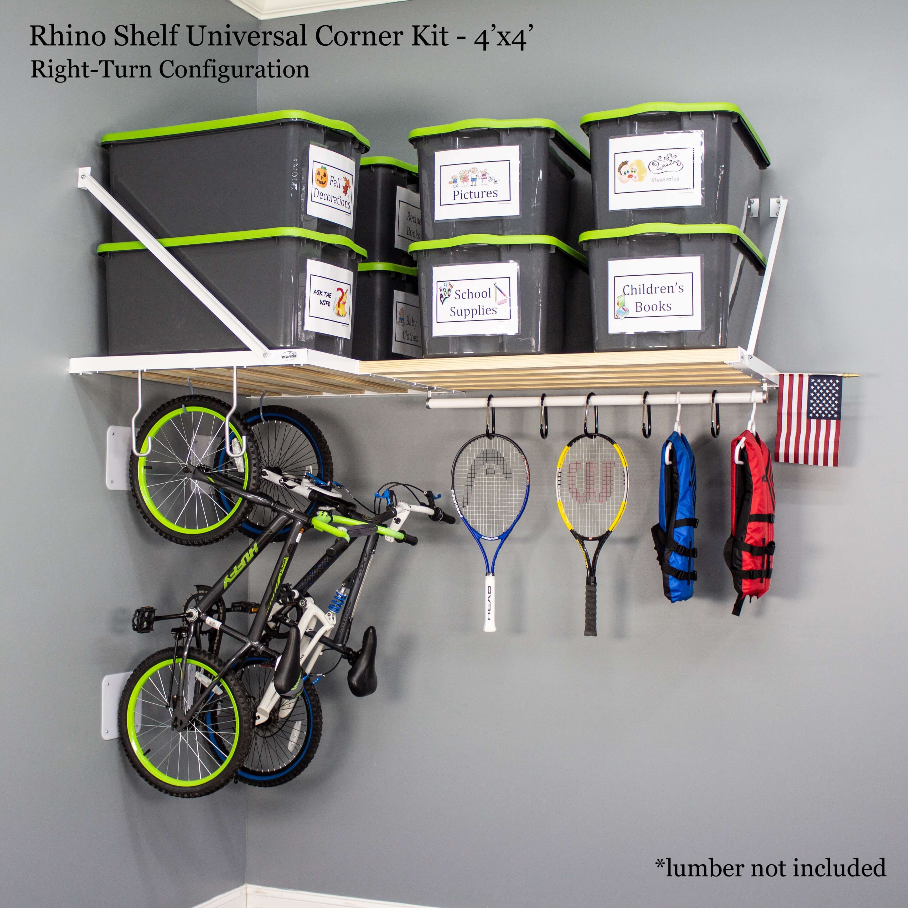 Rhino Shelf Universal Corner Kit –