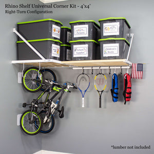 Rhino Shelf Universal Corner Kit - 4' x 4'
